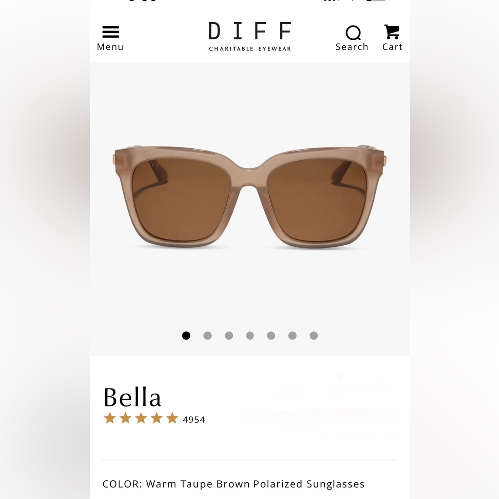 DIFF Eyewear New With case and cloth